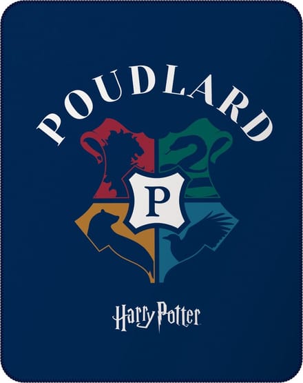 Harry Potter Fleece deken Logo - 110 x 140 cm - Polyester