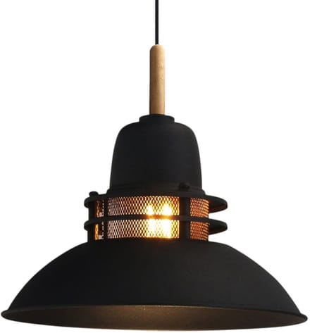 Bamyum Torchia Hanglamp Industrieel Metaal Ø34 cm, Vintage Hanglamp, E27 Pendellamp