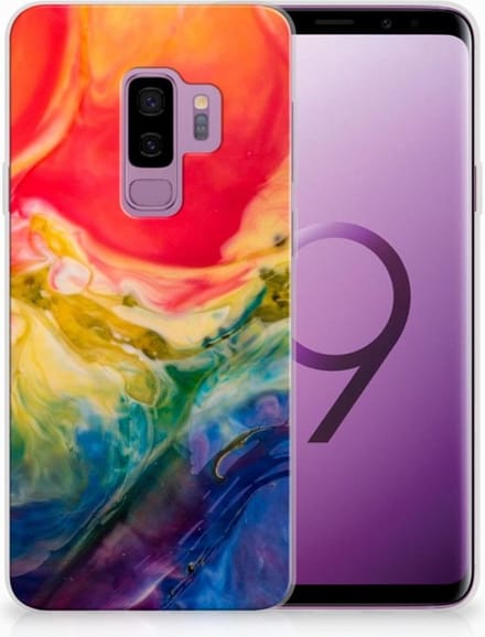 Hoesje maken Samsung Galaxy S9 Plus Watercolor Dark