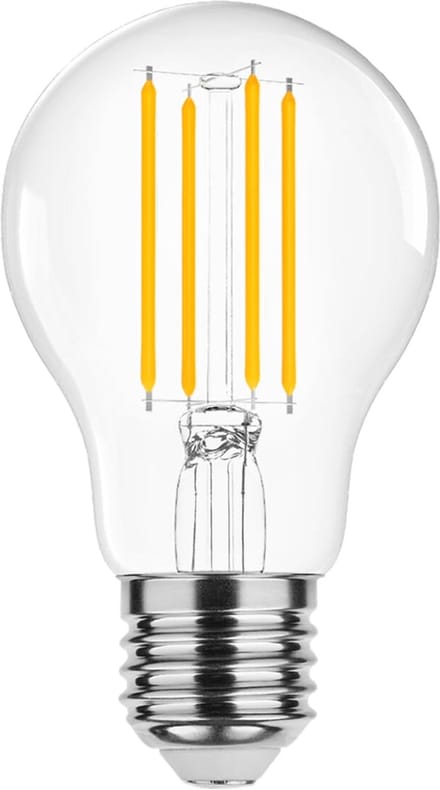 Modee E27 LED Lamp 8W - 1055lm - 2700K - Warm Wit - LED Filament Globe A60 - Vervangt 75W Halogeen Gloeilamp