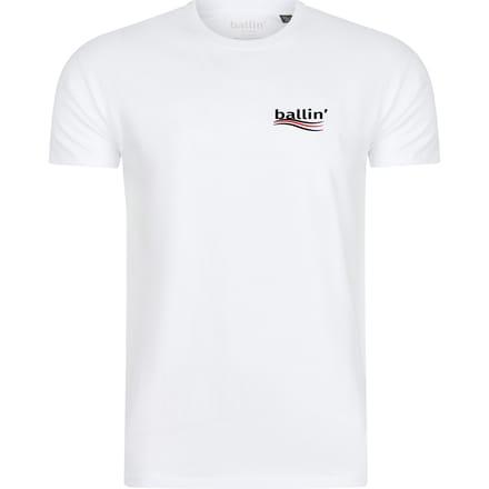 Heren Tee SS met Ballin Est. 2013 Ciaga Tee Print - Wit - Maat L