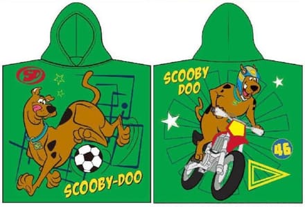 Badponcho Scooby Doo "groen"