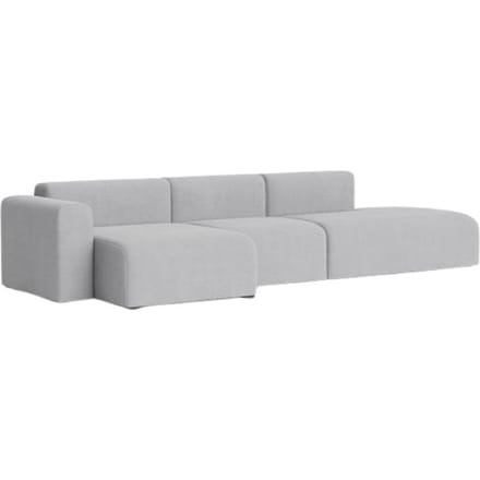 HAY Mags 3-zitsbank combinatie 4 links lage armleuning - HAYLinara 443