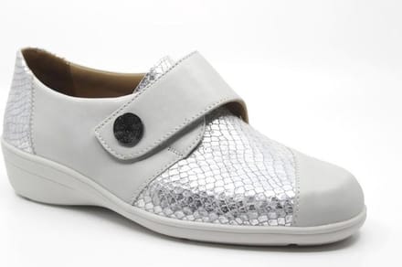 Grijze Solidus Klittenbandschoenen Hedda Wijdte J