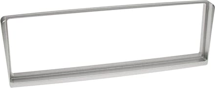 1-DIN Paneel geschikt voor Alfa Romeo 156 (Typ 932 Facelift) 2002-2003 Kleur: Zilver