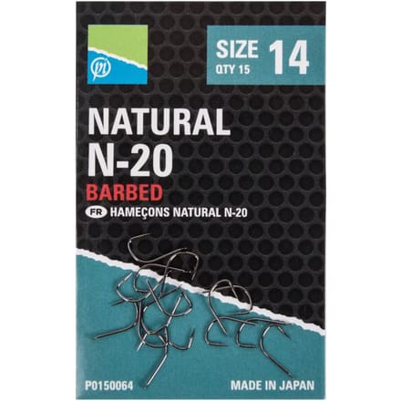 Haken Preston NATURAL N-20 Size 14 (x15)