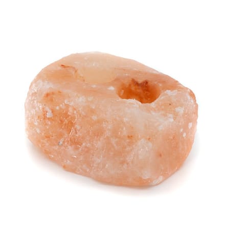 Zoutkristal Sfeerlicht voor 2 Waxinelichtjes (2 – 2,5 kg)