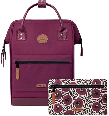 CABAIA - Rugzak Adventurer Medium 18L Nice, Computercompartiment 13", Levenslange garantie, Brede opening - Violett