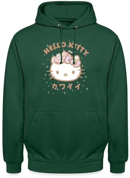 Hello Kitty Kawaii Stijlen Met Sterren Hoodie Unisex