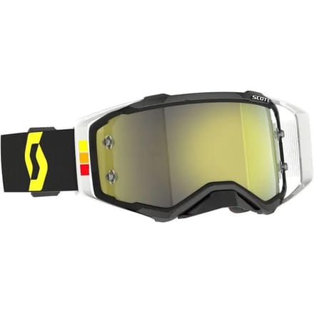 Scott Prospect Pro Circuit Motocross Bril - Zwart/Wit/Geel