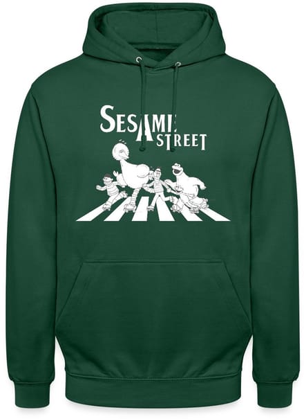 Sesamstraat Parodie Op Abbey Road Hoodie Unisex