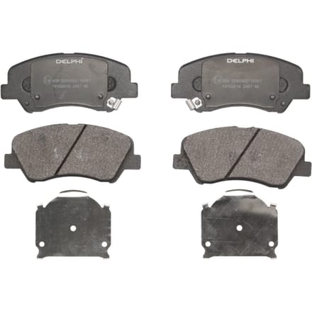 Remblokset DELPHI LP2497, voor