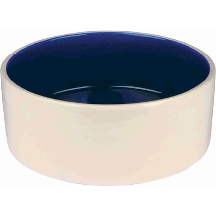 Trixie Kom keramiek 2,3 l/ø 22 cm crème/blauw