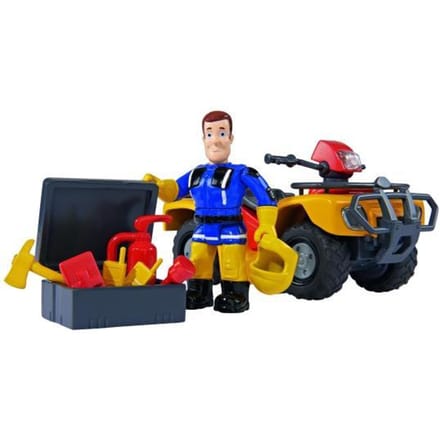 Simba - Speelgoedvoertuig Brandweerman Sam - Quadbike Mercury met Brandweerman Sam - vanaf 3 jaar