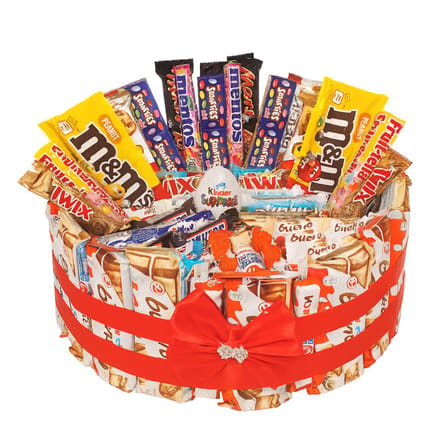Snoep cirkel van 30cm met Kinder Bueno-Mars-Mini's,...