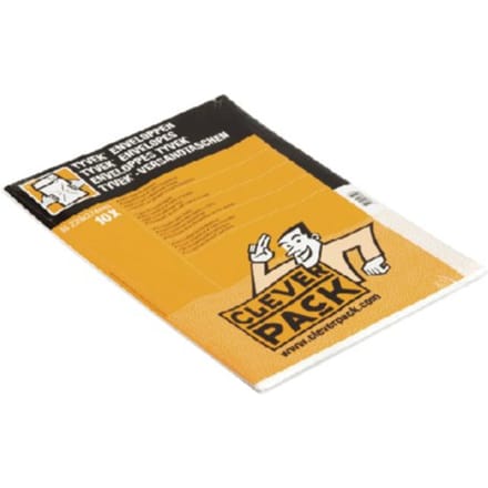 Cleverpack Envelop tyvek C4 - 229x324mm - zelfklevend - wit - 10 stuks