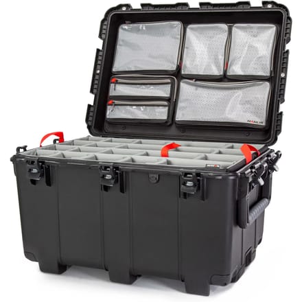 Nanuk 975 Case w/lid org. - w/divider - Black - Pro Photo Kit case