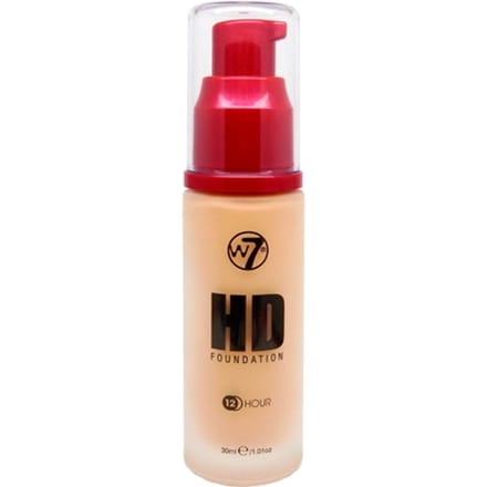 W7 HD Foundation - True Beige 30 ml