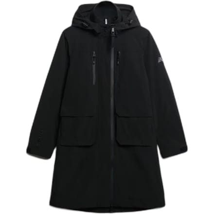 Superdry - Lange shell parka met capuchon - Dames