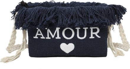 Ines Delaure - crossbodytas - amour - blauw