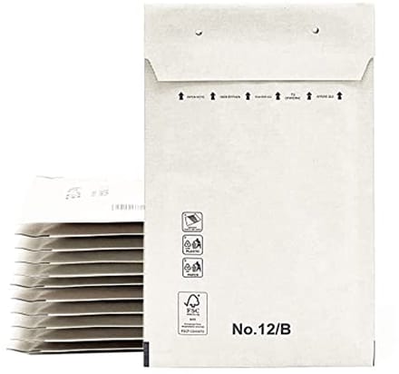 Gevoerde verzendzakken met plakstrip - 100 stuks 100 x 165 mm
