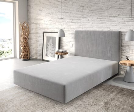 Boxspringframe Dream-Well Microvezel Grijs 120x200 cm Bedframe