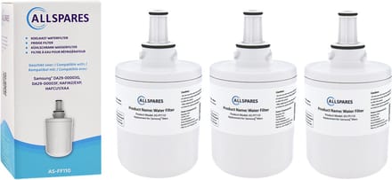 AllSpares Waterfilter (3x) voor koelkast geschikt voor DA29-00003F - HAFIN2