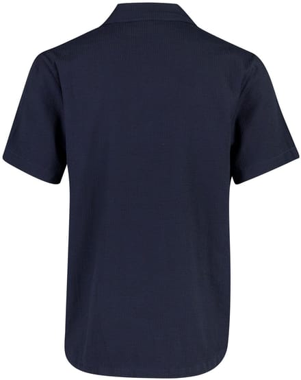 Hugo Boss BOSS Black overhemd donkerblauw structuur
