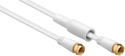 Pro Flat SAT antenna cable (80 dB) 2x shielded weatherproof 10m