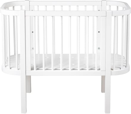 Sebra Bedside Crib – Classic White