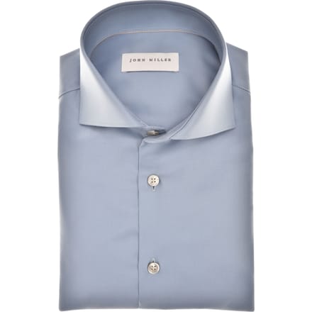 John Miller Overhemd Tailored Fit N  Blauw 5142641