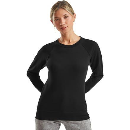 Fruit of the Loom Dames/Dames Lichtgewicht Raglan Sweatshirt (Zwart)