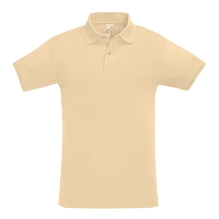 SOLS Heren Perfect Pique Korte Mouw Poloshirt (Zand)