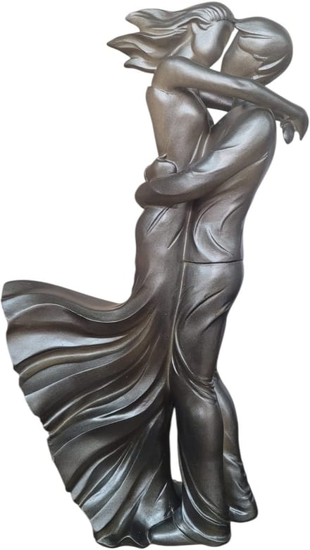 Liefde in de Wind by Rawa - Mijn echte liefde - 31 cm Hoog - Polyresin brons