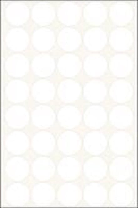 HERMA sealing label - 19 mm diameter - transparent - polyester (pack of 640)