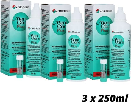 Menicare PLUS - lenzenvloeistof | 3x 250ml
