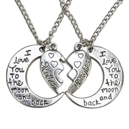 Fako Bijoux® - Vriendschapsketting - BFF Ketting - Moon Mother Daughter