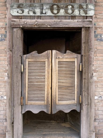 Western Saloon Bar Doors Photo Wallcovering