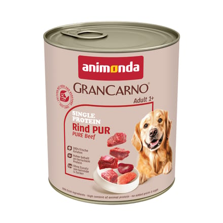 ANIMONDA GranCarno Single Protein smaak: rundvlees - blik - 6 x 800g