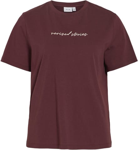 VILA - VIVORA PRINTED S/S T-SHIRT - Dames - T-shirts
