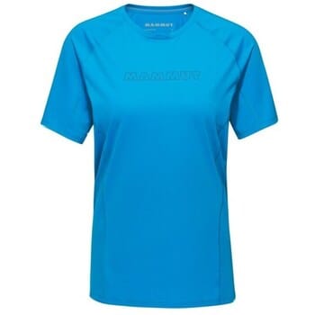 Mammut Selun Fl Logo T-shirt Met Korte Mouwen Blauw S Vrouw
