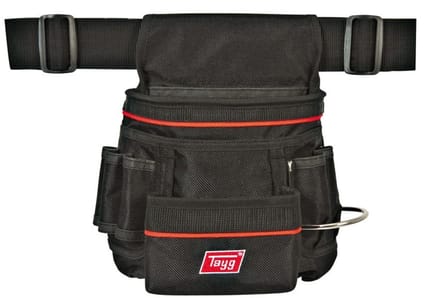 Tayg Professionele Gereedschapsriem – 900D Polyester – Verstelbaar – Met 6 D-Ringen & Telescopisch Zak