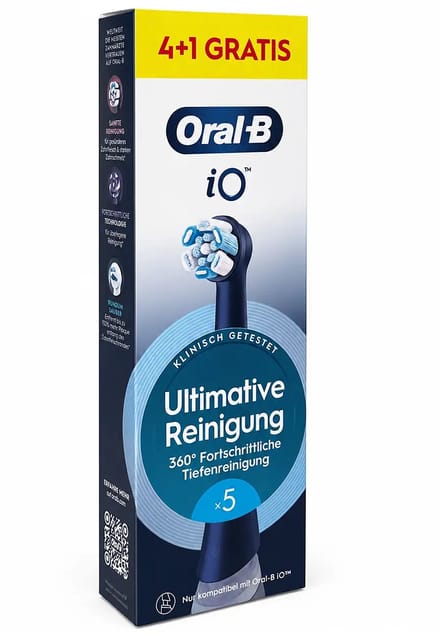 Oral-B iO- opzetborstels- Ultimate- Clean- zwart- 5-pack