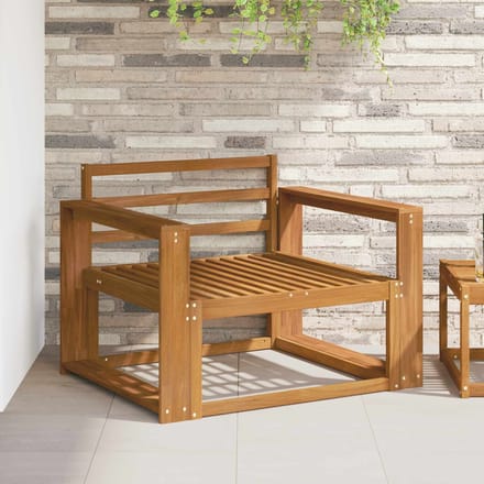 vidaXL - Buiten - Midden - Sofa - Naturel