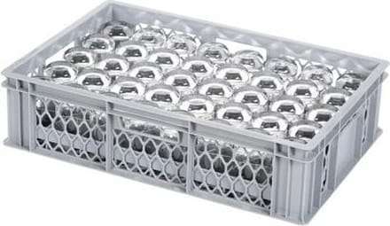 Glazenkrat - voor 40 glazen - max. glashoogte 125 mm - max. Ø 65mm