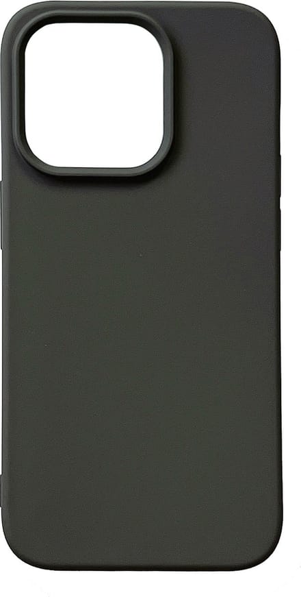 Casemania Hoesje Geschikt voor Apple iPhone 14 Pro - Grijs - Extra Stevig Siliconen Back Cover