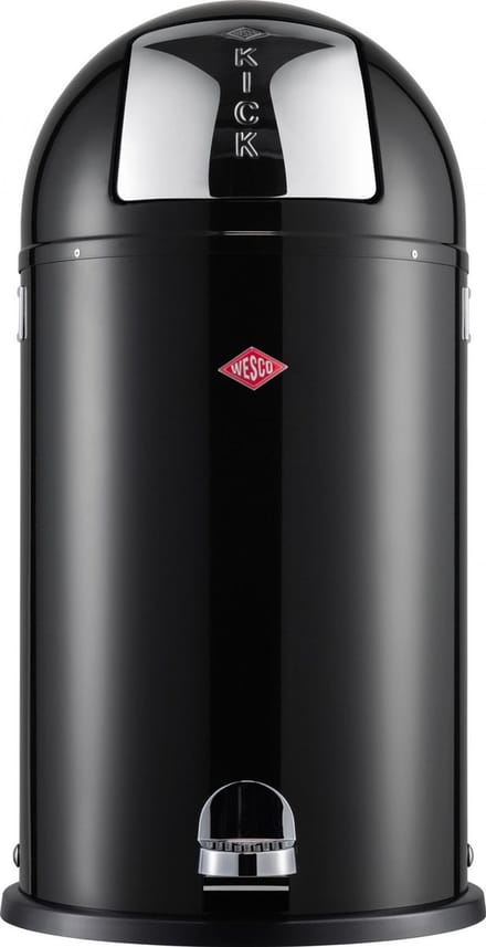 Waste bin Kickboy 40 Liter black