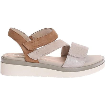 Tamaris Comfort Sandalen Plat Sandalen Plat - Beige - Maat 38
