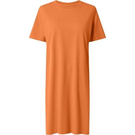 ESMARA Dames jurk - 100% katoen (oranje, M (40/42))
