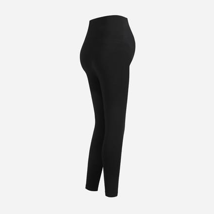 cfab - Naadloze zwangerschapslegging met hoge taille - Zwart - L